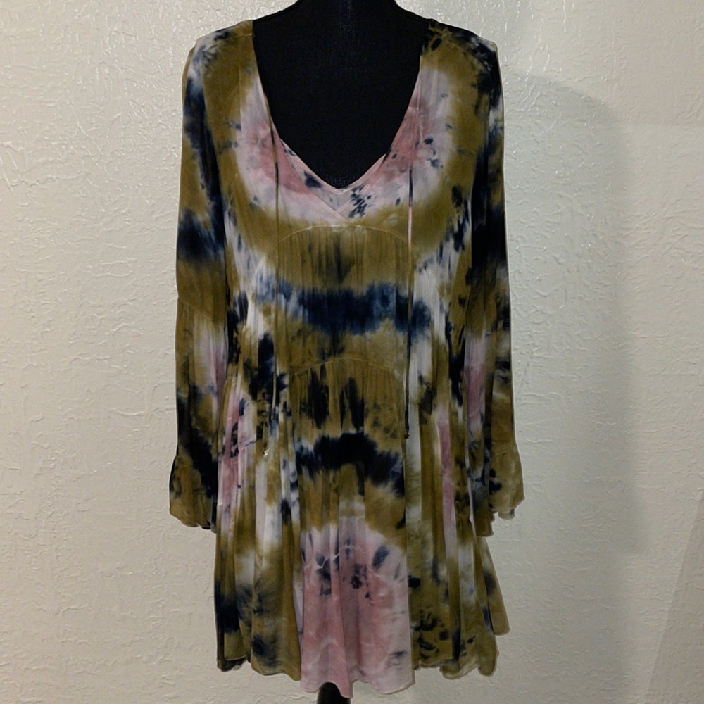 YFB long sleeve Rosa mini dress